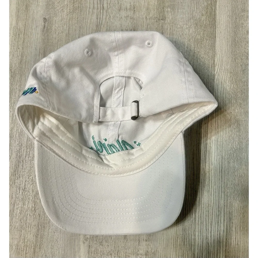 Alani Nu White Adjustable 100% Cotton Logo Baseball Cap Women Energy Supplement